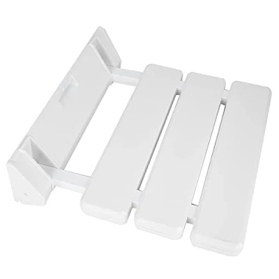 Image of Foldable Shower Seat, Wall Mounted Drop Leaf Stool Folding Bath Seat Bench Chairfor for Bathroom Sauna Room Pregnant Women Elderly Disabled Seating Chair