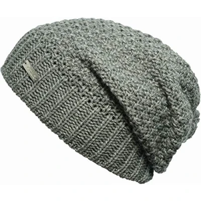 Image of Eisglut hat Luna grey Grau Meliert Size:One Size