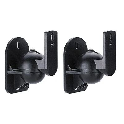 Image of Maclean MC 526 2x Speaker Wall Mount Bracket up to 3,5 KG, Tilt Rotation Swivel Hifi Satellite