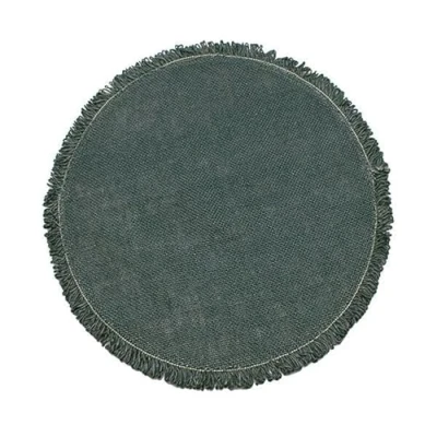 Image of Walton &amp; Co Circular Jute Placemat Slate