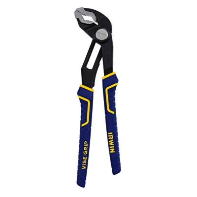 Image of IRWIN Vise Grip V Jaw Locking Pliers, 8 Inch (2078108), Blue