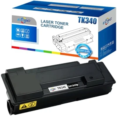 Image of ECSC Toner Cartridge TK 340 For Printer, Compatible With Kyocera FS 2020D 2020DN (Black, 1 Pack)