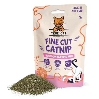 Image of True Cat Premium Fine Blend Catnip for Cats Extra Strong Toys Treats 100% Naturally Dried 30g