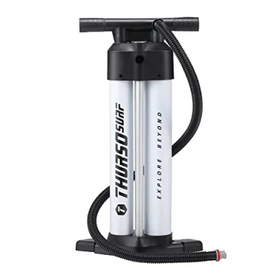 Image of THURSO SURF Paddle Board Pump Dual Chamber SUP Replacement Hand for Inflatables Triple Action Inflation Deflation Lightweight Portable Max 29 psi