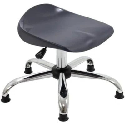 Image of Tc Titan Junior Swivel Stool 5 11 Years with Glides Charcoal