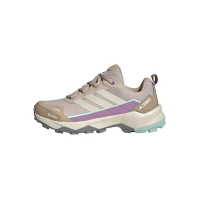 Image of adidas Women&#039;s Terrex Skychaser AX5 Gore TEX Hiking Shoes, Wonder Taupe/Alumina/Preloved Purple, 10 UK
