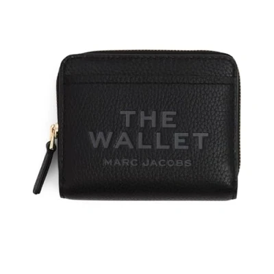 Image of MARC JACOBS Women&#039;s The MINI Compact Wallet, Black, ONE Size