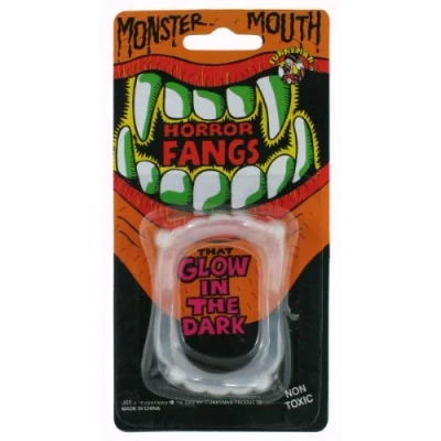 Image of SimpleLife Vampire Teeth Glow in the Dark Scary Fancy Dress Costume Accessory For Adults Children