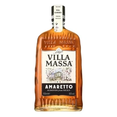 Image of Villa Massa Amaretto Liqueur, 70 cl, 30% ABV, Authentic Sicilian Liqueur