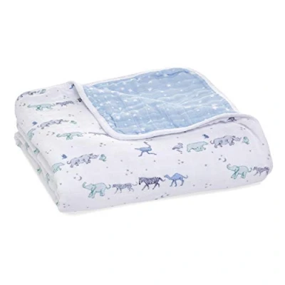 Image of aden + anais 100% Cotton Muslin Dream Blanket, 120x120cm, Ideal Newborn Nursery &amp; Cot Blankets for Baby Girls Boys, Toddler Infant Bedding, Shower Registry Gift, Winnie The Pooh