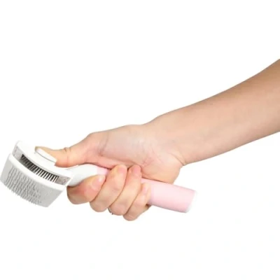 Image of Zolux Zo 550004 Retractable Slicker Brush Size Small 7.5 x 5 17.5 cm