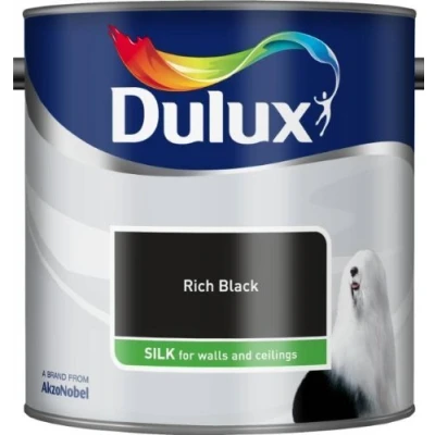 Image of Dulux Silk Rich Black 2.5L