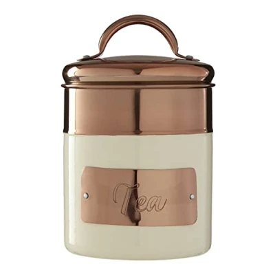 Image of Premier Housewares 507355 Tea Canister, Stainless Steel