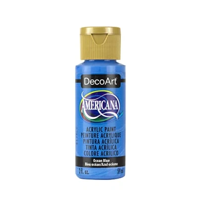 Image of Deco Art Americana Acrylic Multi Purpose Paint, Ocean Blue, 59 ml (Pack of 1)