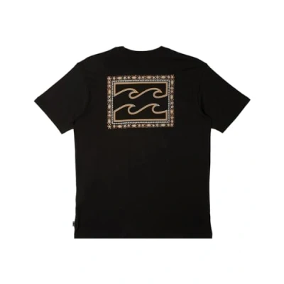 Image of Billabong Crayon WAVE TEES Print Tshirt for kids, Size: 16y, Black