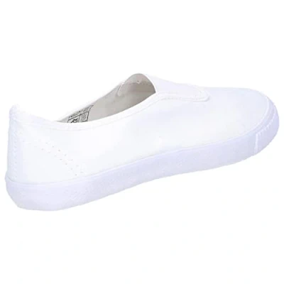 Image of Mirak 6045/PSG27 Gusset Plimsolls Unisex White UK Size 11