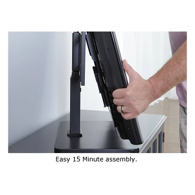 Image of Sanus VTVS1 Universal Swivel TV Stand for 32 60 Inch Screens Black