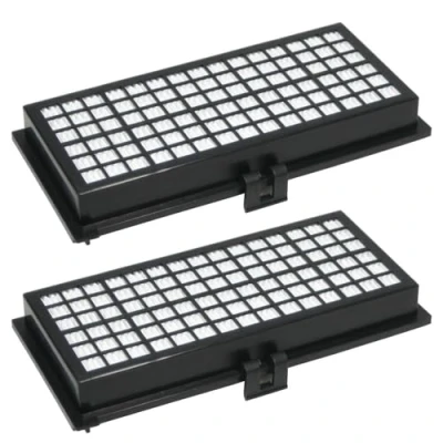 Image of 2X HEPA Filter/Allergy Filter/Hygiene Filter with Activated Carbon Layer, s Miele SF AH30 AA30 HA30 AAC30 7226140 7226160 9616080