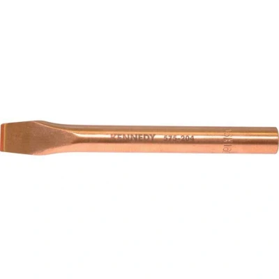 Image of Kennedy 20 x 200mm Spark Resistant Flat Cold Chisel Al Br