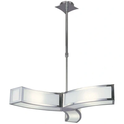 Image of Duna E27 Pendant 3 Light L1, Polished Chrome