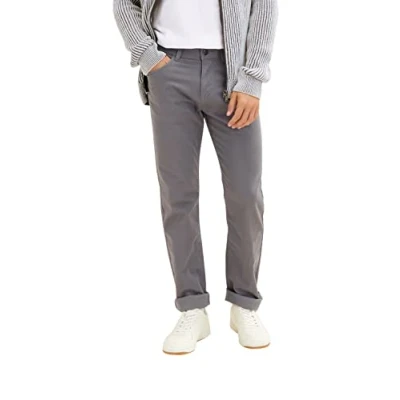 Image of TOM TAILOR Men&#039;s Thermal Trousers 1033873, 15180 Quiet Mid Grey, 36W / 36L