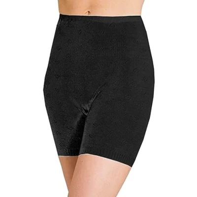 Image of Ladies Snowdrop Thermal Underwear Cotton Soft Vest Tops &amp; pantee, Long Johns (pantee Black, Large (OS) (14 16) UK)