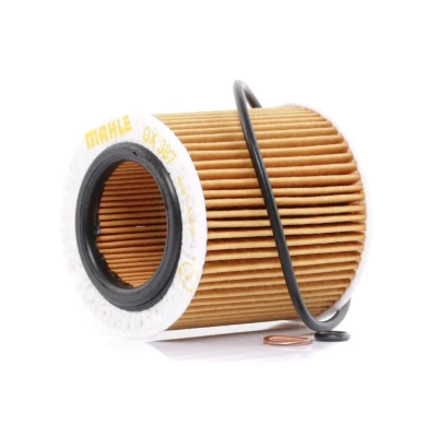 Image of 11427541827, 11427566327, 11427854049, 11427854445, 11427953129 Oil Filter MAHLE ORIGINAL OX 387D Insert BMW: 3 Saloon, 4 Coupe, 2 Coupe