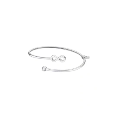 Image of Lotus Style Bracelet LS2169 2/6 Millennial Stainless Steel 316l Infinity 66mm Women, No aplica, Steel, Blue Zirconia