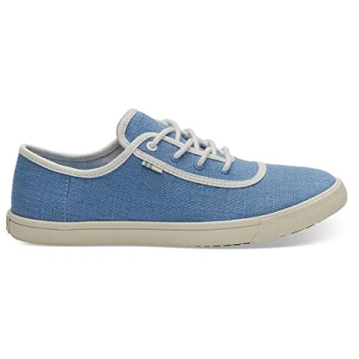 Image of Toms Low Blue Womens Plimsolls Canvas (archived) Size UK 4.5