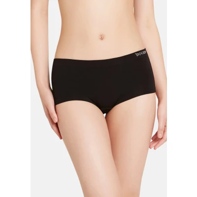 Image of Boody Women&#039;s Boyleg Briefs Organic Bamboo Underwear Seamless Boxers Black X Small Single
