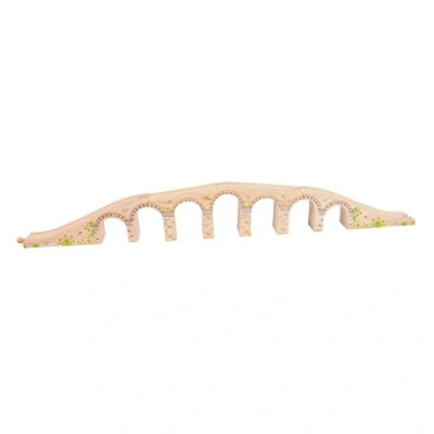 Image of Bigjigs Rail Ribblehead Viaduct Wooden Train Bridge 7 Arch Bridge, Accessories for Set, Quality