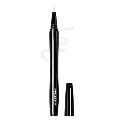 Image of AQUAPURITY PHOERA® WATERPROOF LIQUID EYELINER PEN BROWN BLACK AND 4 MORE COLOURS SMUDGE PROOF EYE LINER LONG LASTING MAKEUP COSMETICS UK (105 PLATINUM)