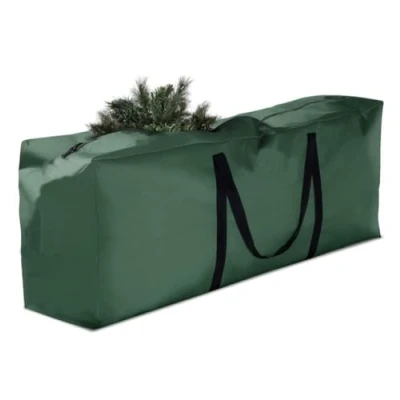 Image of Christmas Tree Storage Bag waterproof storage, with zip and carrying handles, Decorations,Christmas (Green