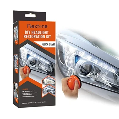 Image of Plextone Professional Headlight Restoration kit DIY Headlamp Brightener Car Care Repair Head Lense Clean(manual) (S205 M)1