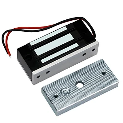 Image of HFeng Electromagnetic Lock Access Control 60KG/132lbs Electronic Magnetic DC12V Fail Safe NC Mini Small Door for Electric Security System