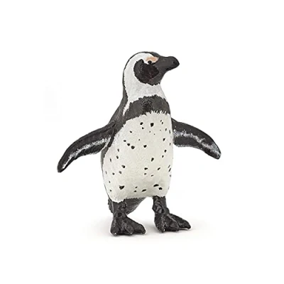 Image of Papo MARINE LIFE Figurine, 56017 African Penguin, Multicolour, Medium