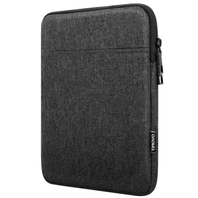 Image of TiMOVO 8 9 Inch Tablet Sleeve Case for All New iPad Mini 7 (A17 Pro, 2024), 6 (8.3 Inch, 2021), 5/4/3/2/1, Portable Protective Bag with Pockets Mini, Black