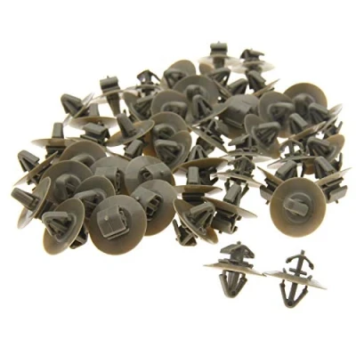 Image of OTOTEC 50Pcs Trim Clips Side Moulding Door Car Plastic Lower Protector Compatible With Renault Master