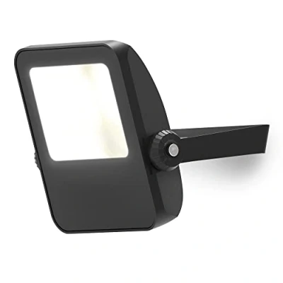 Image of 4lite Outdoor Floodlight (Black) 1150lm IP65 Rated LED Integrated 10W Flood Light 4L2/1020 4Yr Guarantee