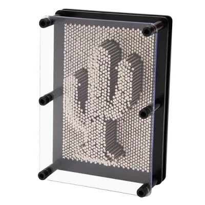 Image of Global Gizmos Pin Art Gadget 8x6&quot; Metal