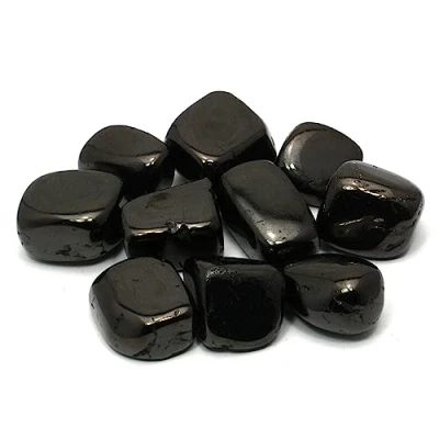 Image of CrystalAge Jet Tumble Stone (20 25mm) Single