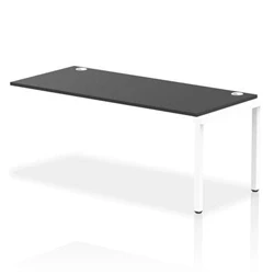 Image of Impulse Bench Single Row Ext Kit 1800 White Frame Desk Black