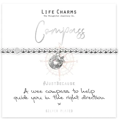 Image of Life Charms A Wee Compass Bracelet