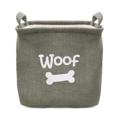 Image of Rosewood FOREST CANVAS PET TOY BASKET