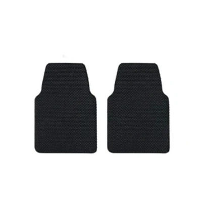 Image of Nicoman Universal Hex Dirt Catcher Anti Slip All Season Car Floor Mat(Black, Front Set 2pcs), Regular Size
