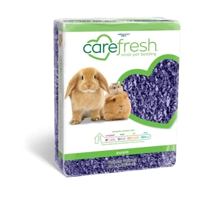 Image of Carefresh 99% Dust Free Playful Purple Natural Paper Small Pet Bedding with Odor Control, 50 L
