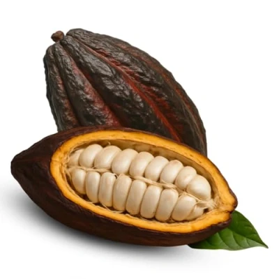 Image of Fresh Cacao Exotic Fruit from St Lucia Pod/Chocolate 1kg