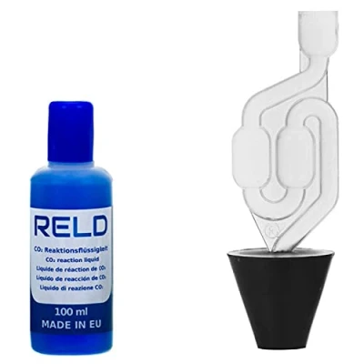Image of RELD Cylinder Head Gasket Tester Kit CO2 Combustion Leak Gas Test Universal for All Cars and Motorcycles Petrol Diesel Block Rapid Engine Detector 50 Tests