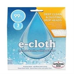 Image of E Cloth Deep Clean &amp; Dusting Mop Head 2pack x 1