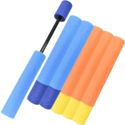 Image of KandyToys 25cm Foam Water Gun Pump Squirter 20 Pack Summer Outdoor Pistol Kids &amp; Adults